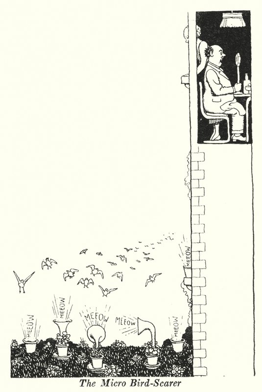 Il micro spaventapasseri da William Heath Robinson