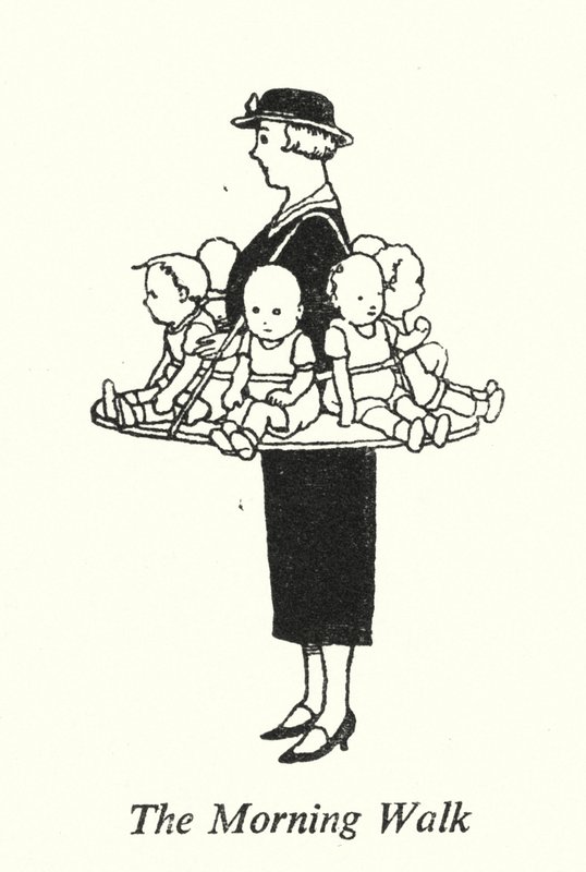 La passeggiata mattutina da William Heath Robinson