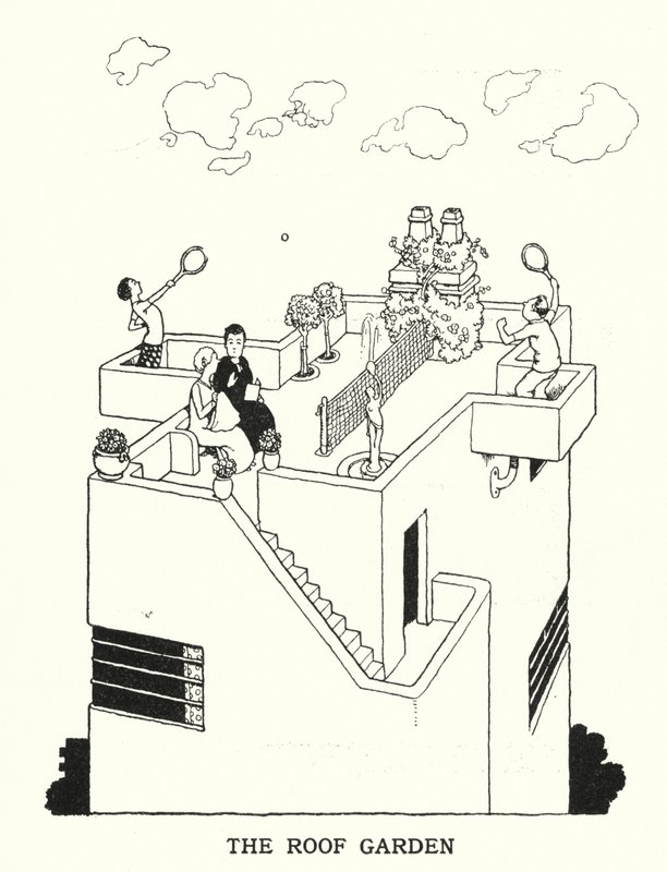 Il giardino sul tetto da William Heath Robinson