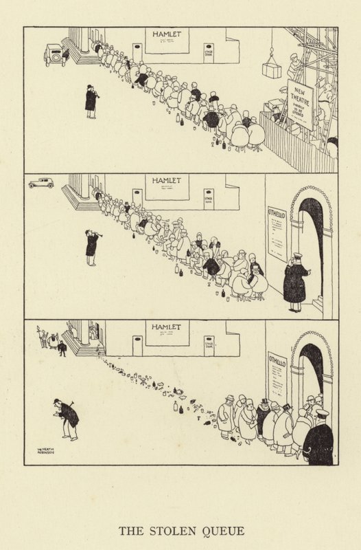 La Coda Rubata da William Heath Robinson