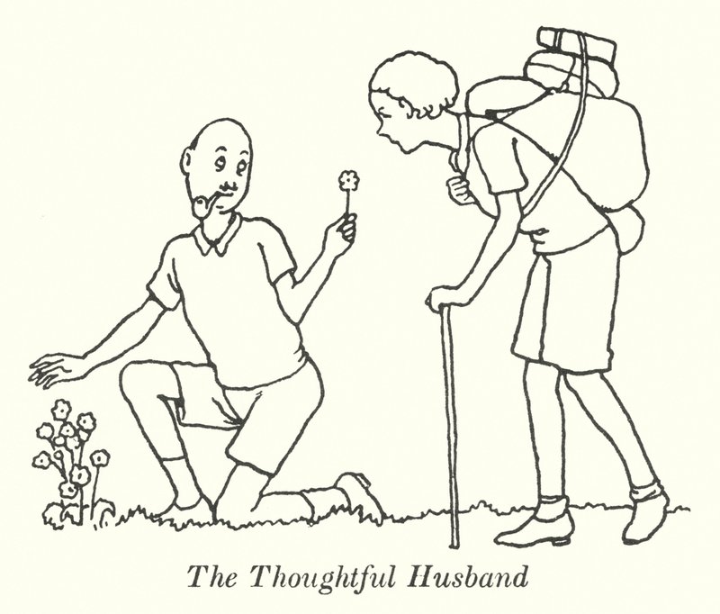 Il marito premuroso (litografia) da William Heath Robinson