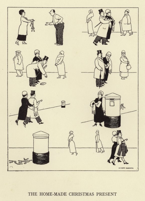 Il regalo di Natale fatto in casa da William Heath Robinson