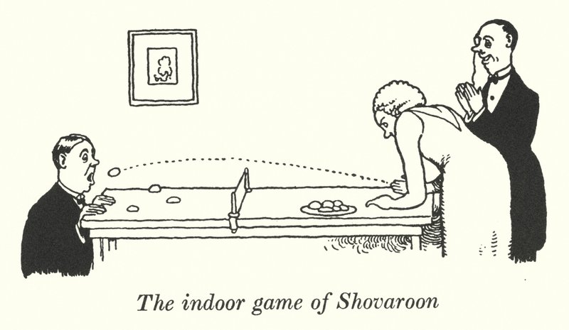 Il gioco al coperto di Shovaroon da William Heath Robinson