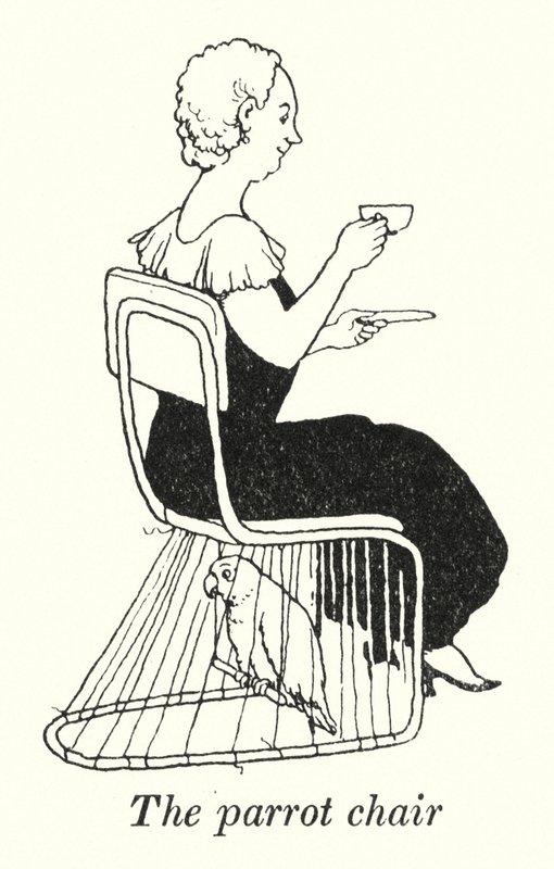 La sedia del pappagallo da William Heath Robinson