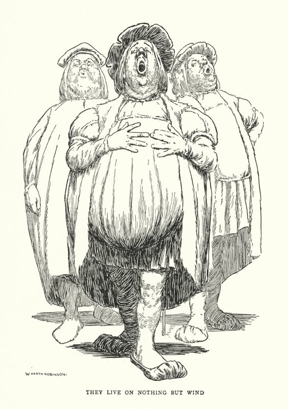 Vivono di niente ma di vento da William Heath Robinson