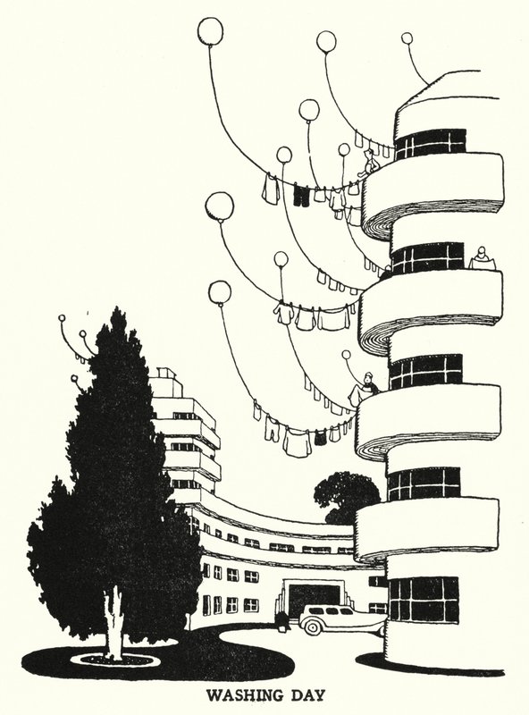 Giorno del Bucato da William Heath Robinson