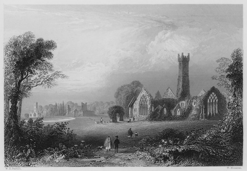 Abbazia Agostiniana, Adare, con il Castello dei Fitzgerald e l