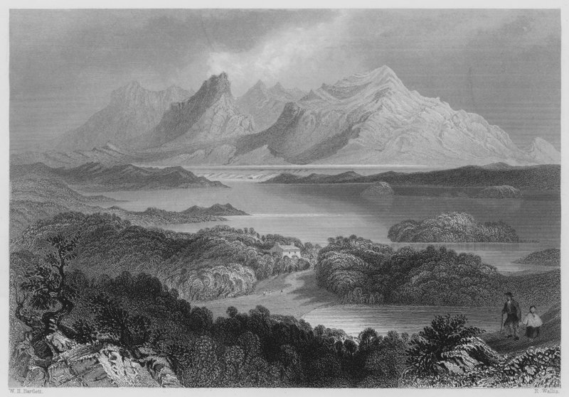 Garromin, Connemara da William Henry (after) Bartlett