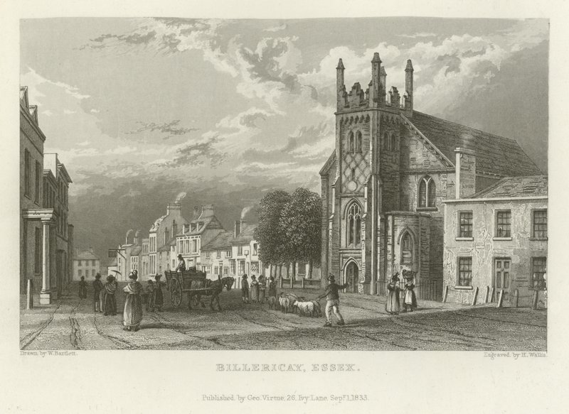 Billericay, Essex da William Henry Bartlett