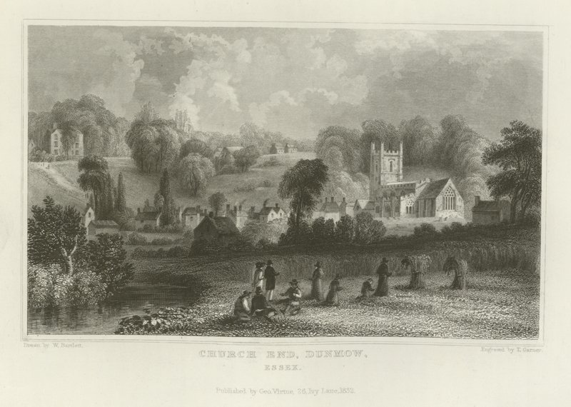 Church End, Dunmow, Essex da William Henry Bartlett