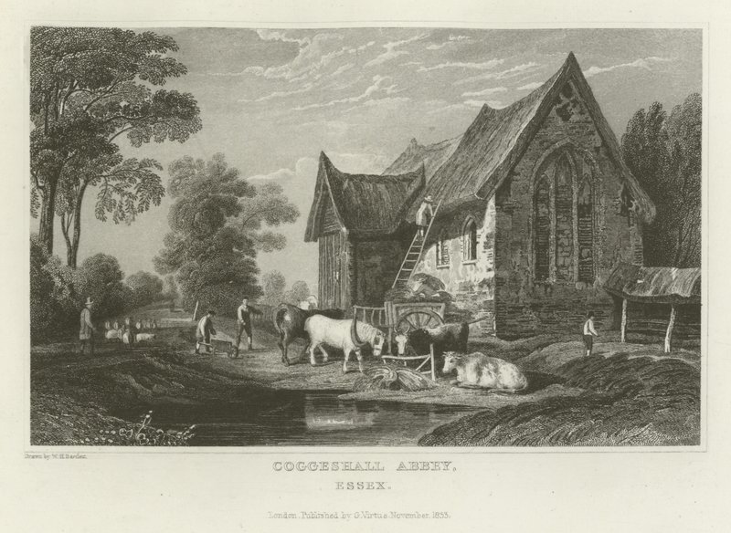 Abbazia di Coggeshall, Essex da William Henry Bartlett