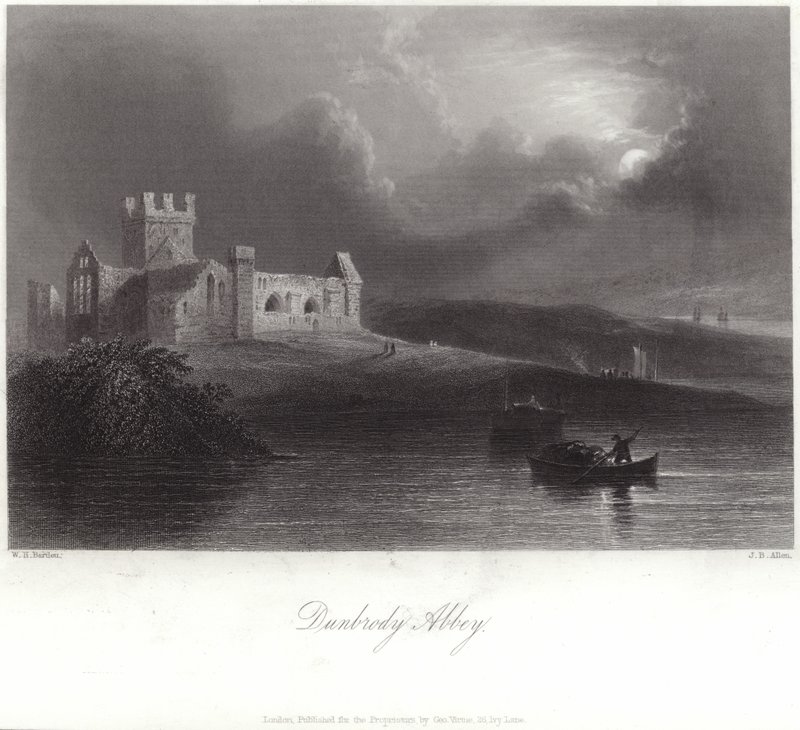 Abbazia di Dunbrody nella contea di Wexford da William Henry Bartlett