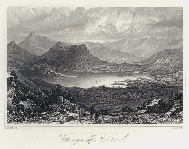 Glengariffe, Co Cork (incisione) da William Henry Bartlett