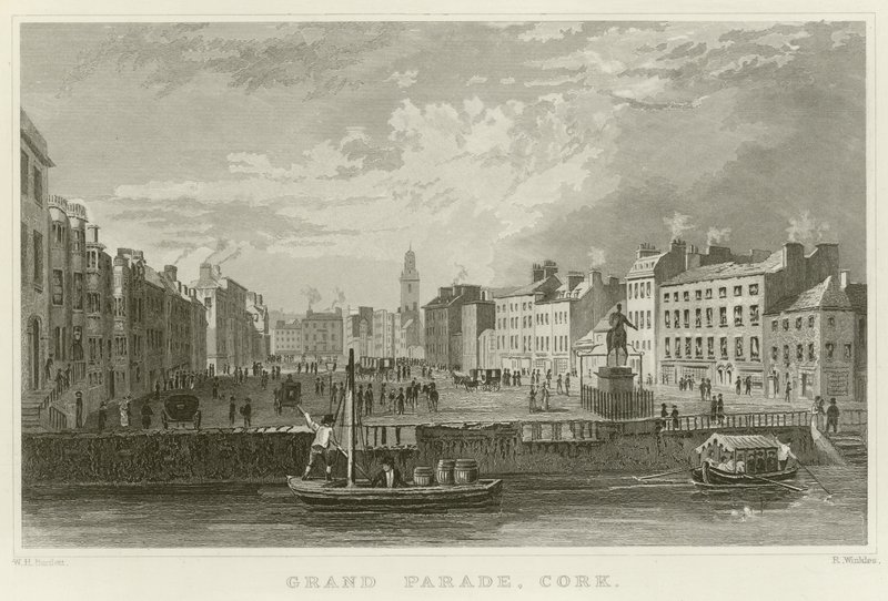Gran Parata a Cork da William Henry Bartlett