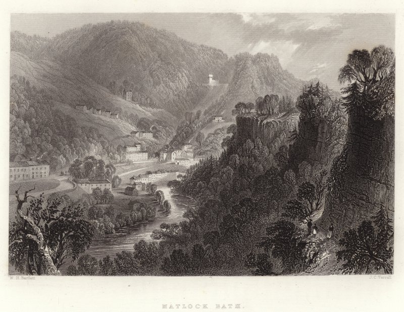 Matlock Bath da William Henry Bartlett