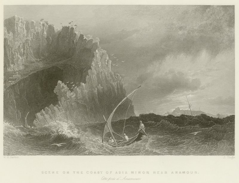 Scena sulla costa dell