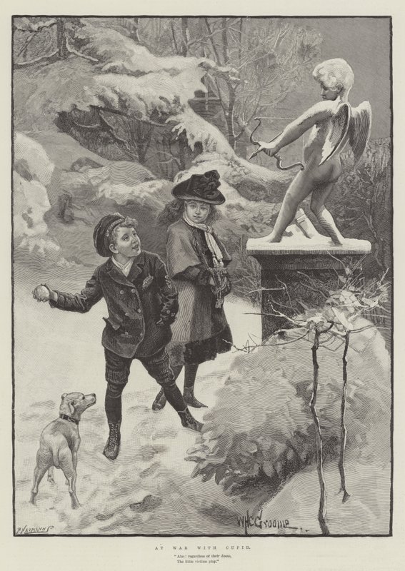 In guerra con Cupido da William Henry Charles Groome