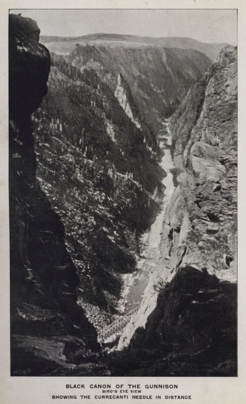 Canyon del Colorado: Black Canon del Gunnison, vista dall