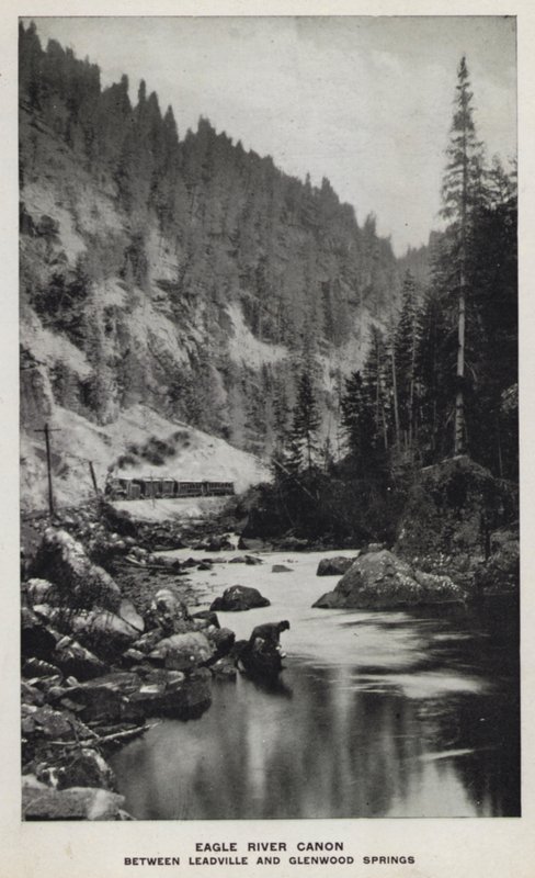 Canyon del Colorado: Eagle River Canon, tra Leadville e Glenwood Springs da William Henry Jackson