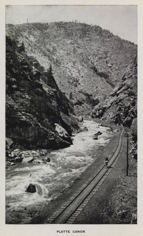 Canyon del Colorado: Platte Canon da William Henry Jackson