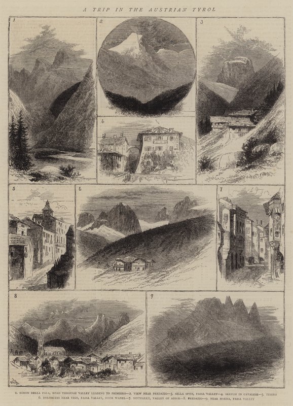 Un viaggio nel Tirolo austriaco da William Henry James Boot