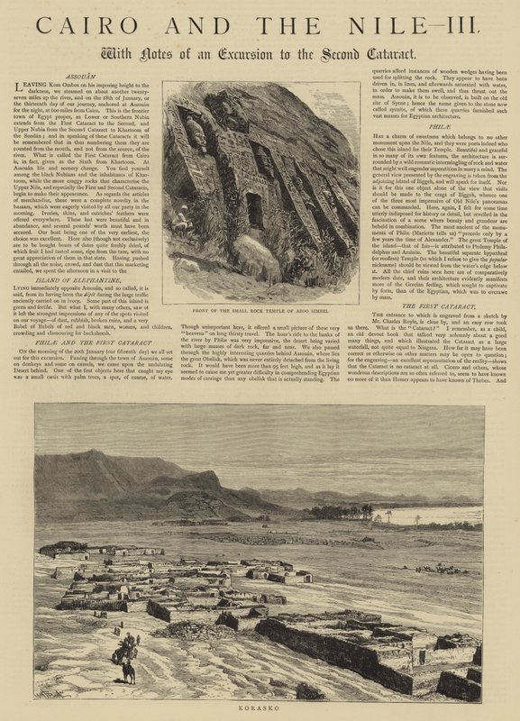 Il Cairo e il Nilo, III da William Henry James Boot