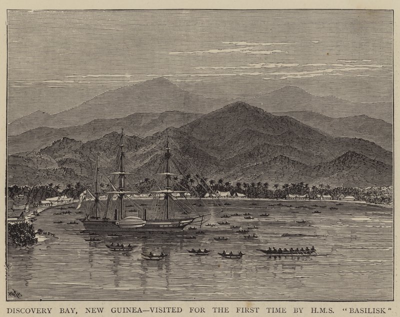 Discovery Bay, Nuova Guinea, visitata per la prima volta dalla HMS Basilisk da William Henry James Boot