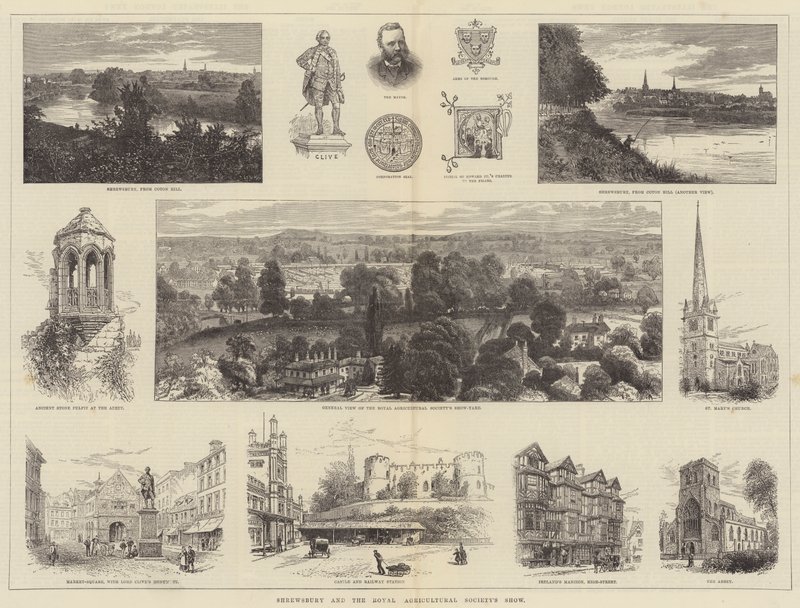 Shrewsbury e la mostra della Royal Agricultural Society da William Henry James Boot