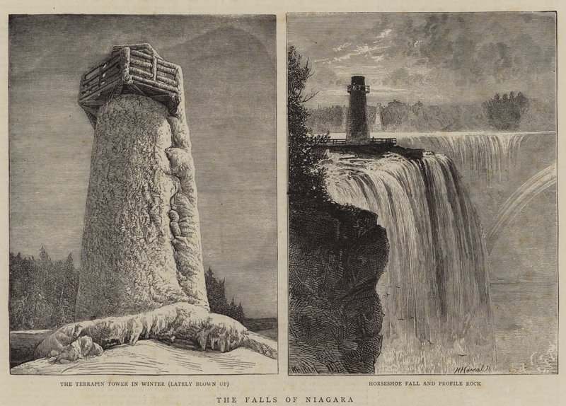 Le Cascate del Niagara da William Henry James Boot