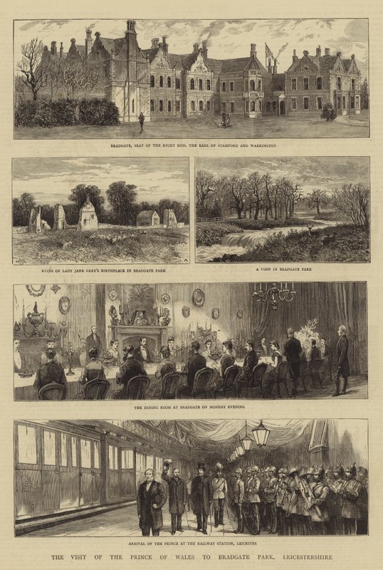 La Visita del Principe di Galles a Bradgate Park, Leicestershire da William Henry James Boot