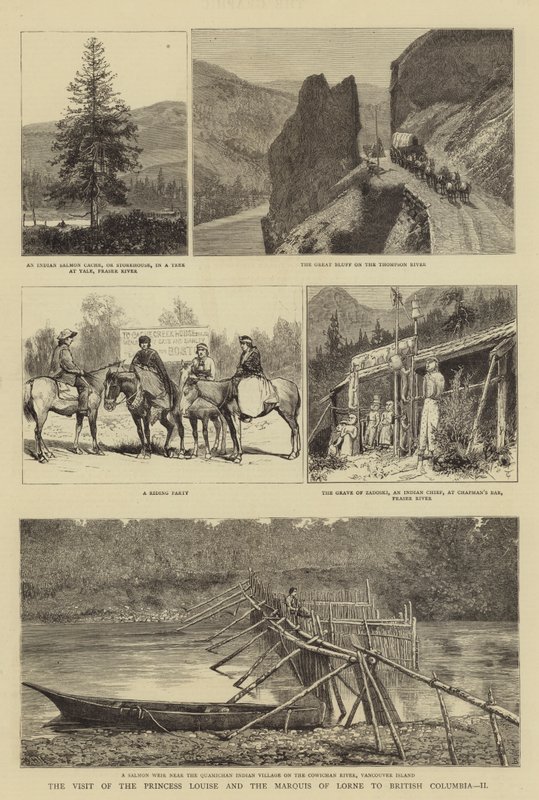 La visita della Principessa Louise e del Marchese di Lorne in British Columbia, II da William Henry James Boot
