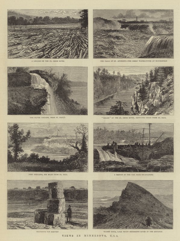 Vedute del Minnesota, USA da William Henry James Boot