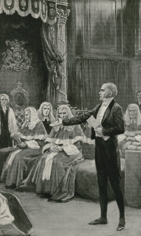 Il conte Grey fa appello alla Corte dei Vescovi per approvare il Reform Bill da William Henry Margetson