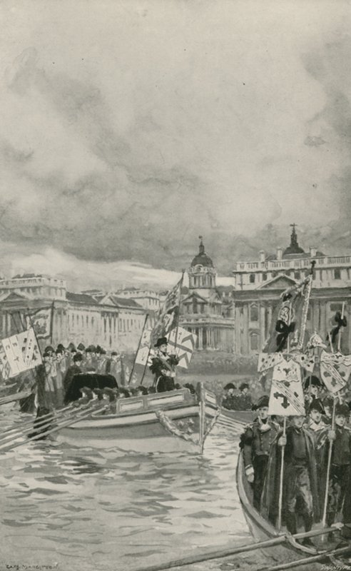 Il funerale di Lord Nelson da William Henry Margetson