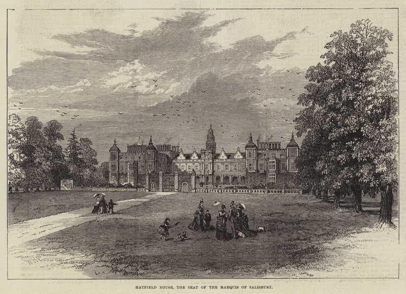 Hatfield House, la residenza del Marchese di Salisbury da William Henry Pike
