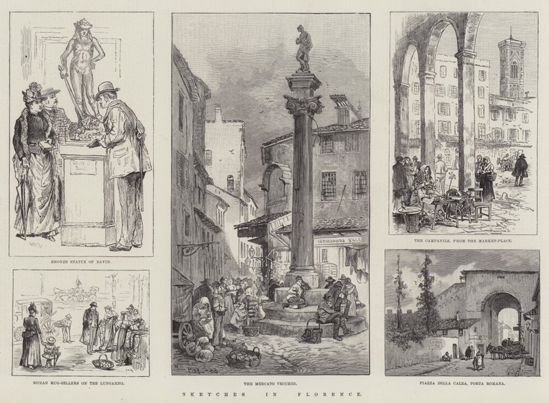 Schizzi a Firenze da William Henry Pike