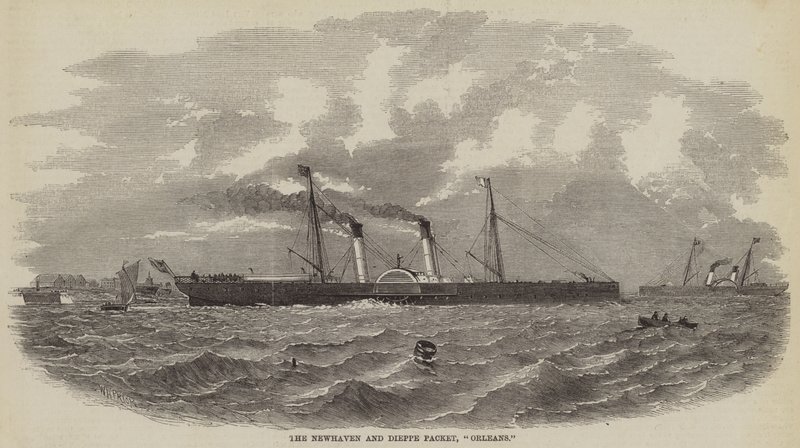 Il pacchetto Newhaven e Dieppe, Orleans da William Henry Prior