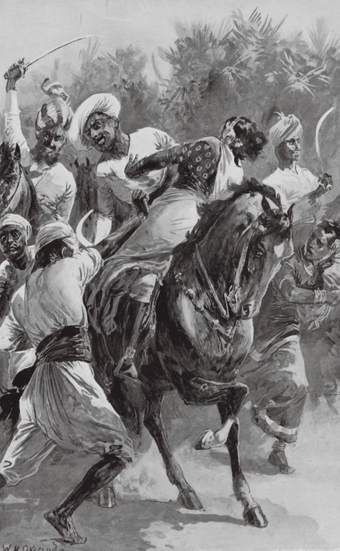 Predoni Mahratta in una Spedizione di Saccheggio da William Heysham (after) Overend