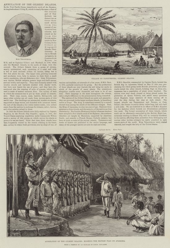 Annessione delle Isole Gilbert da William Heysham Overend