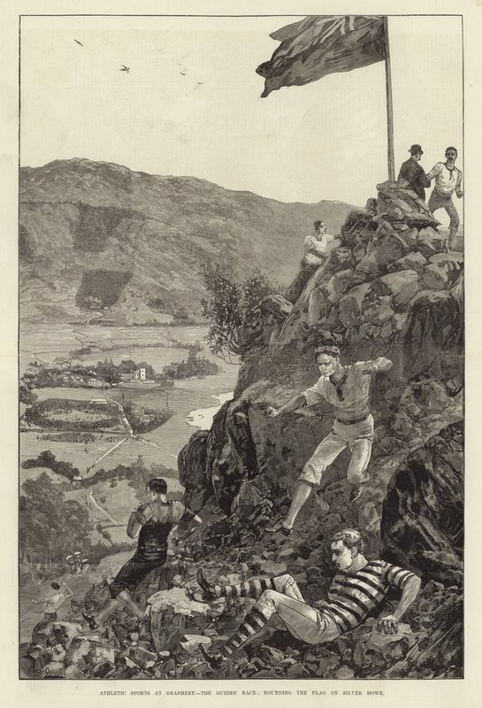 Sport atletici a Grasmere da William Heysham Overend