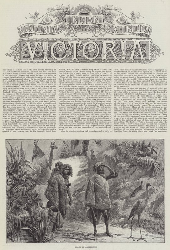 Esposizione coloniale e indiana, Victoria da William Heysham Overend