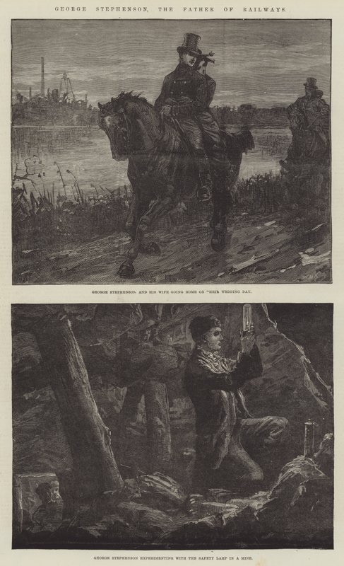 George Stephenson, il padre delle ferrovie da William Heysham Overend