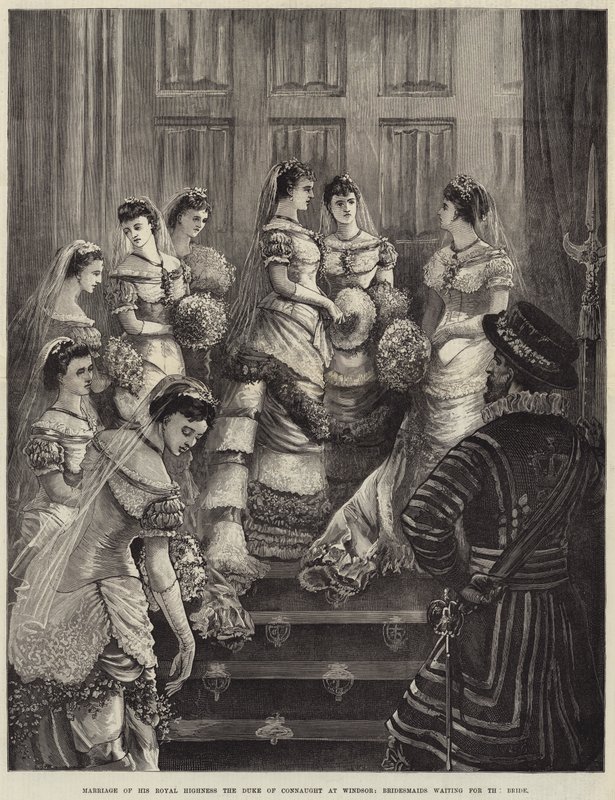 Matrimonio di Sua Altezza Reale il Duca di Connaught a Windsor, Damigelle d