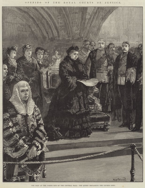 Apertura delle Royal Courts of Justice, il Dais all