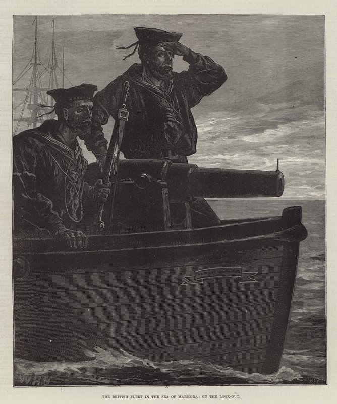 La flotta britannica nel Mar di Marmara, in allerta da William Heysham Overend