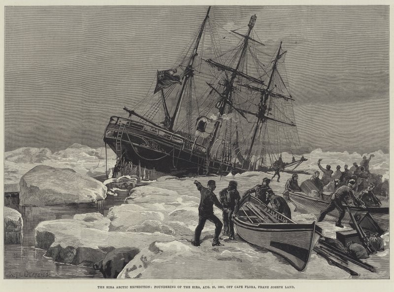 La spedizione artica di Eira, naufragio dell