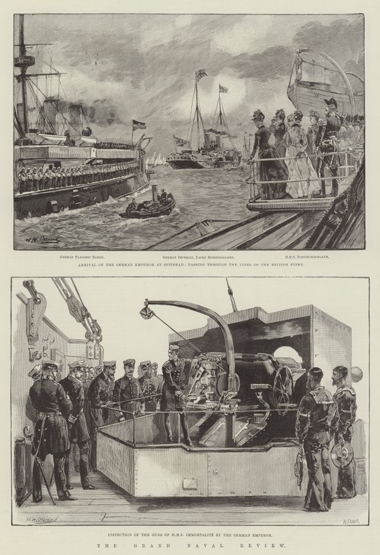 La grande parata navale da William Heysham Overend
