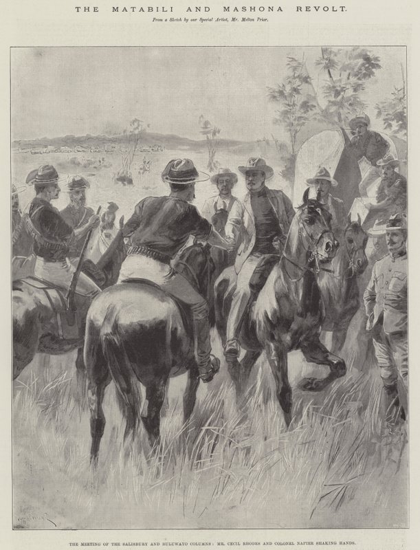 La Rivolta dei Matabili e Mashona da William Heysham Overend