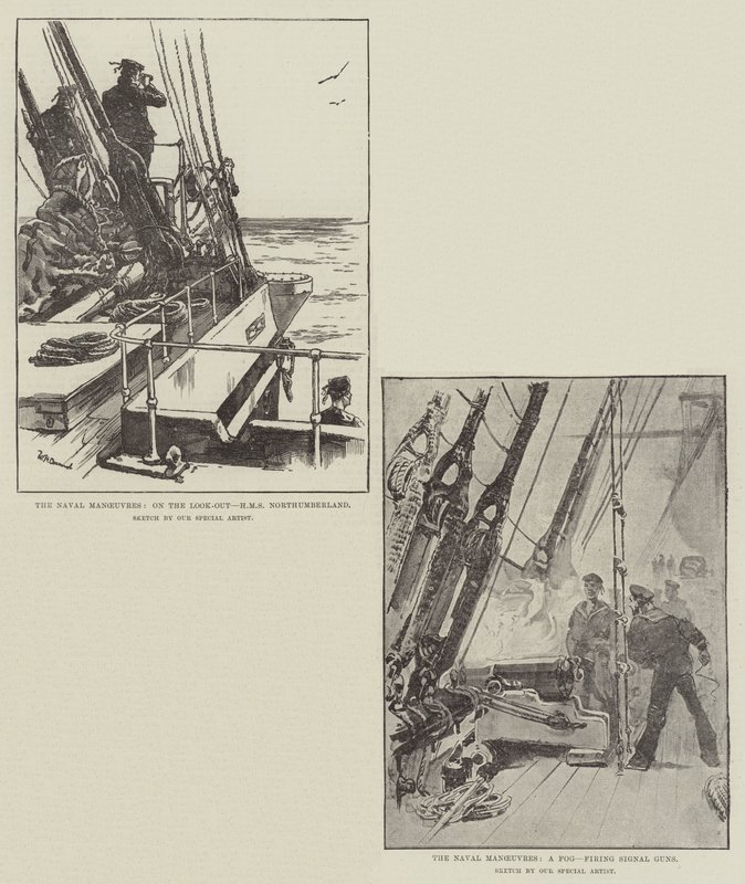 Le manovre navali da William Heysham Overend