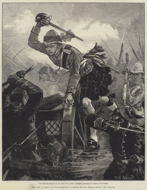 La guerra in Egitto, a distanza ravvicinata da William Heysham Overend